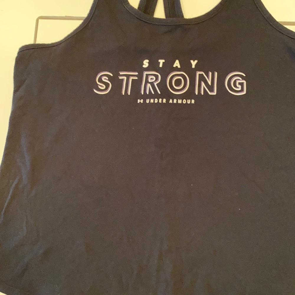 Under armor stay strong tank
